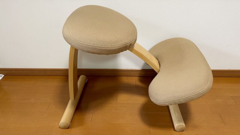 バランスイージー バランスチェア　ベージュ サカモトハウス バランスイージーチェア ベージュ ブラウン カバー付き